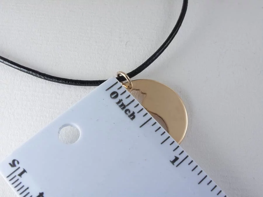 detail gold vietnam necklace map