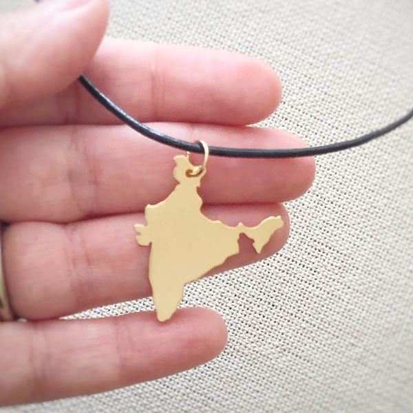 Gold India Pendant Handmade By Africandreamland