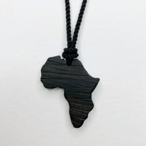 Collar Africa Ebano Africandreamland Africa Mapa Collar De Ébano