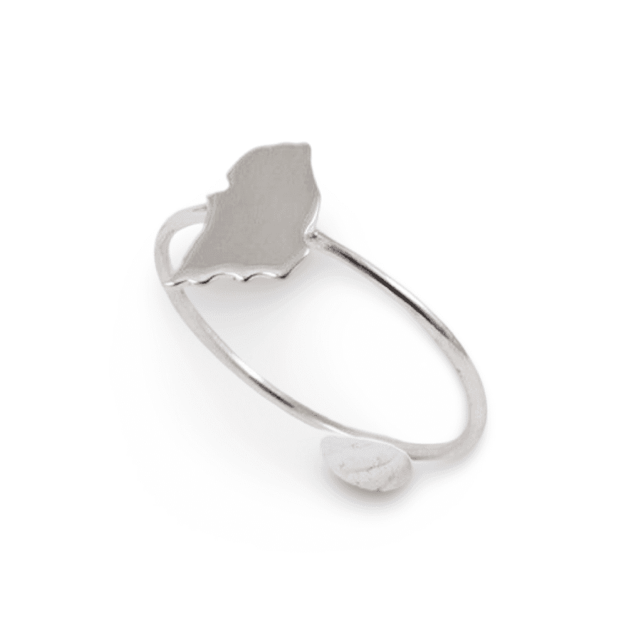 silver south korea ring handmade by AfricanDreamland