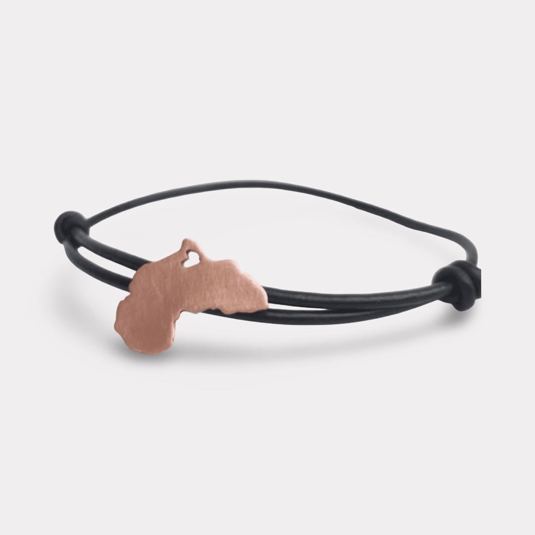 Africa Map Bracelet Copper 1 by AfricanDreamland Africa Map Bracelet copper by AfricanDreamland