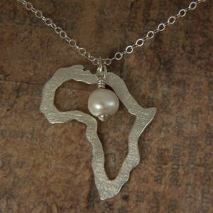 Africa Necklace with Pearl