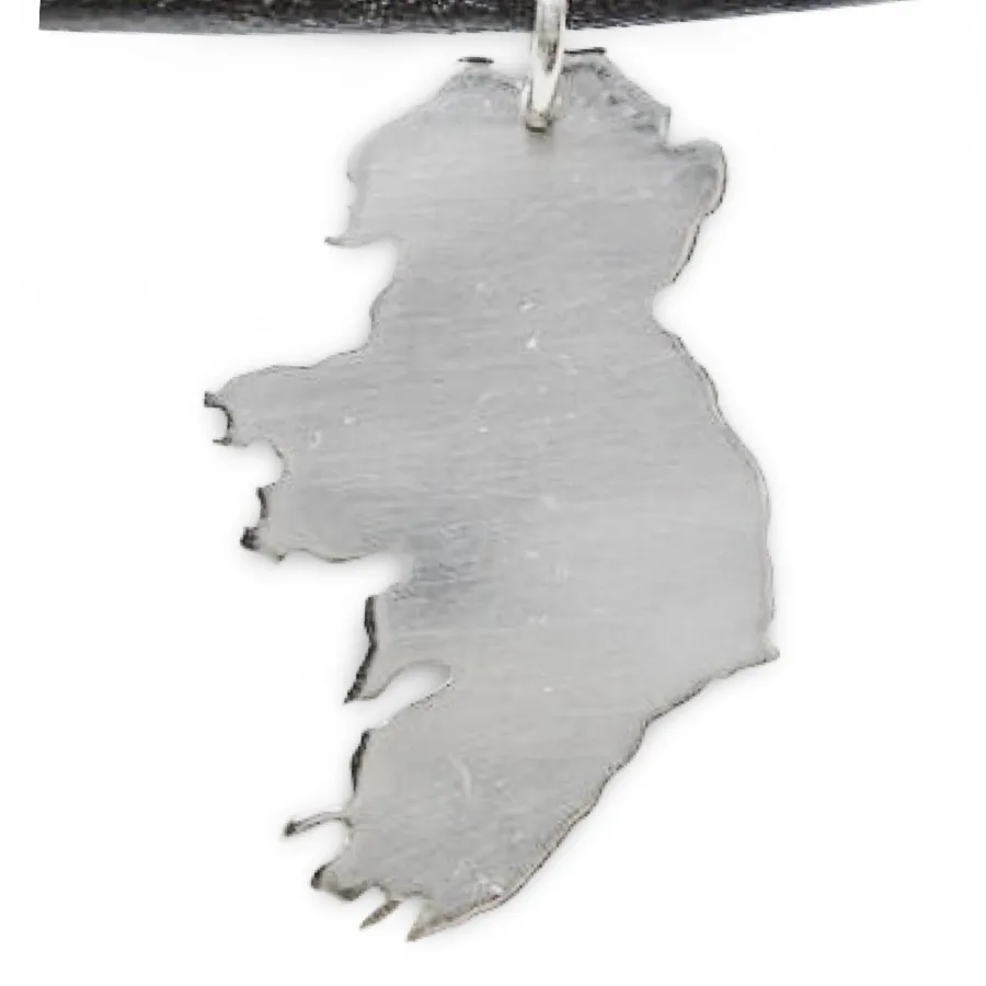 ireland map necklace