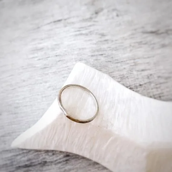 Anillo De Plata Textura - Imagen 6