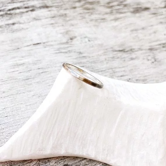 Anillo De Plata Textura - Imagen 7