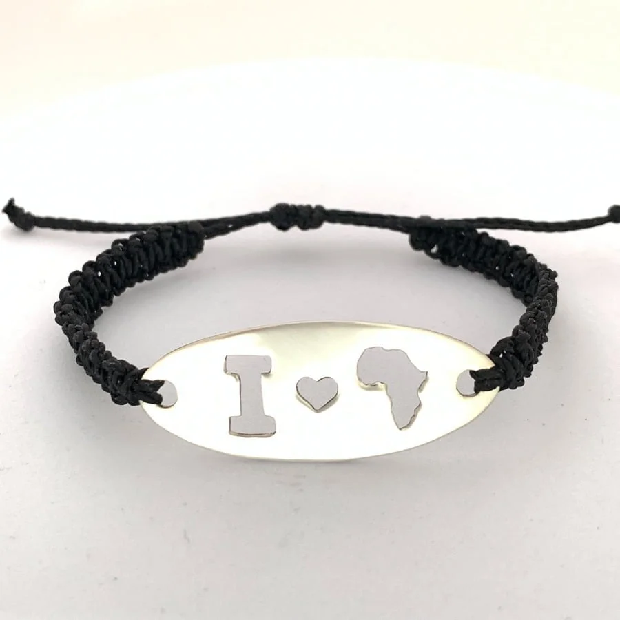 I Love Africa Bracelet By Africandreamland