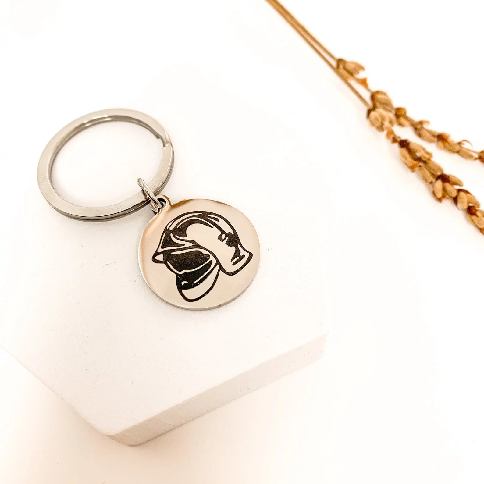 Firefighter Helmet Keychain Personalized Africandreamland