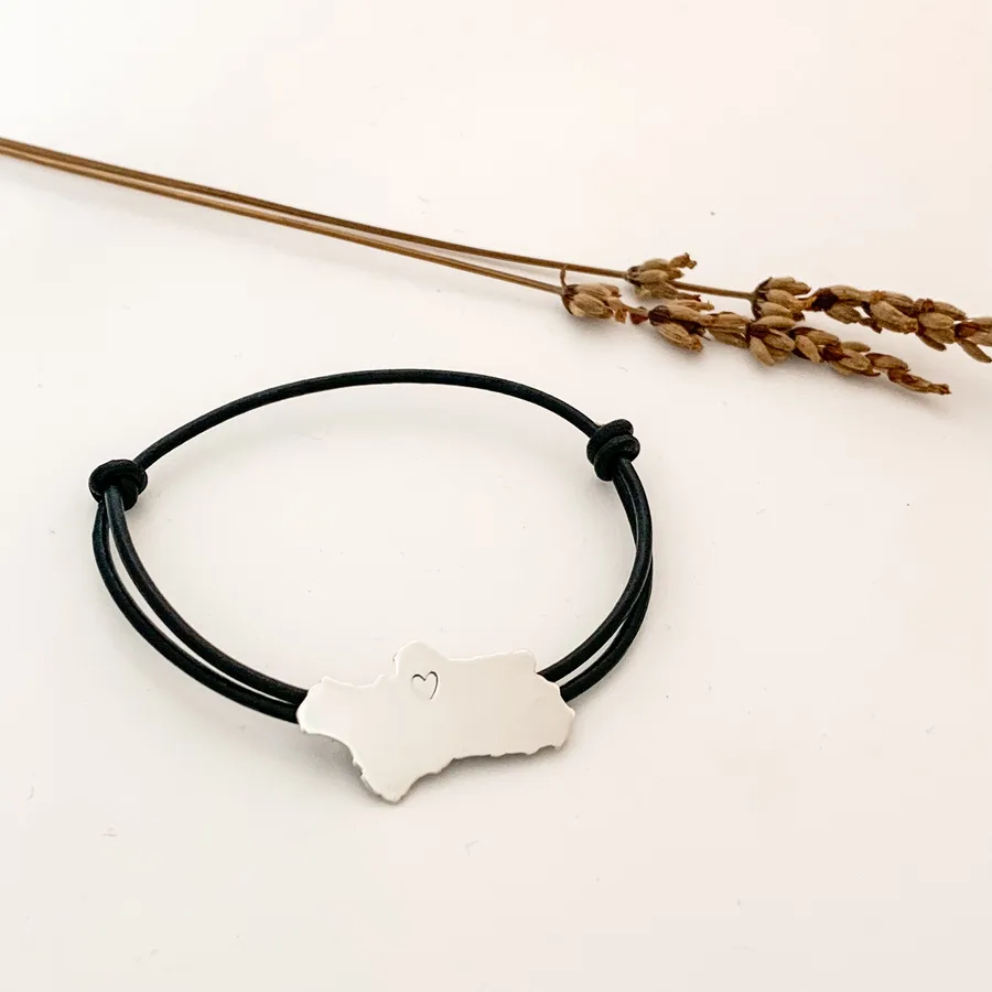 Andalucia Map Bracelet
