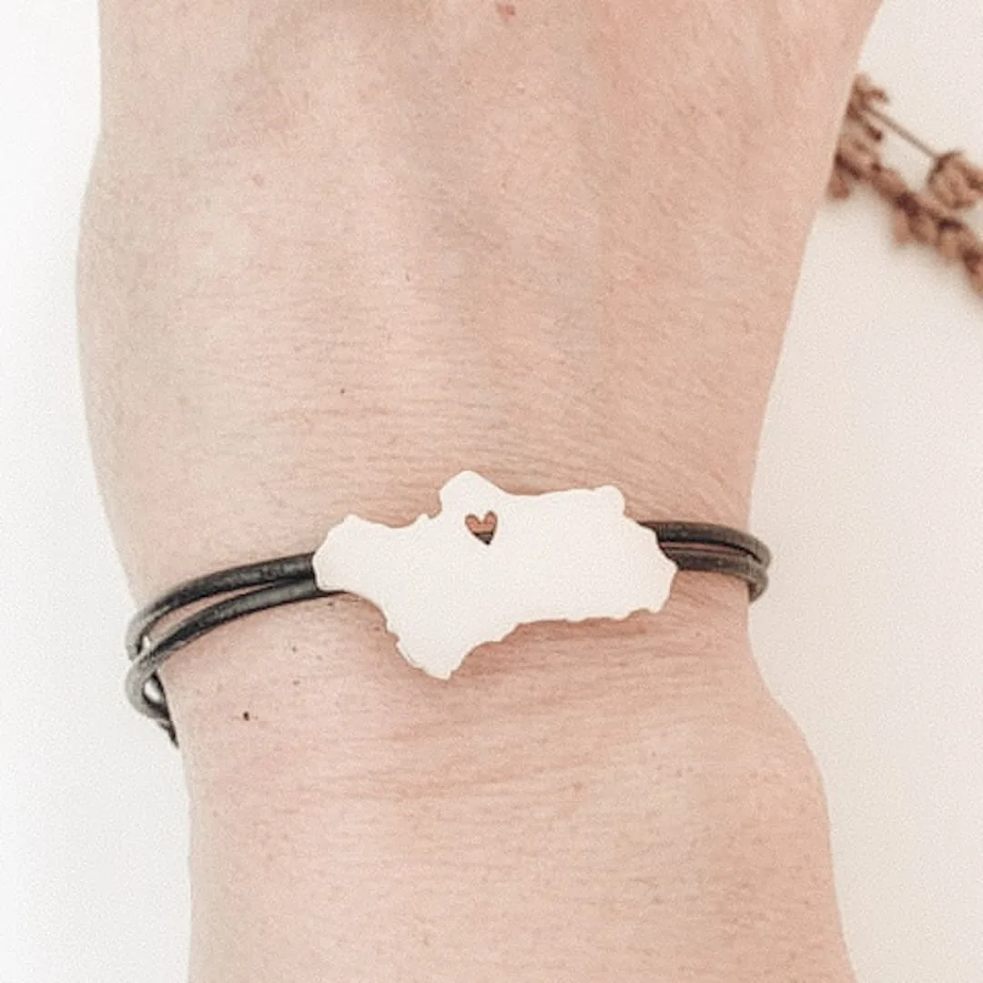 Andalucia Map Bracelet Africandreamland