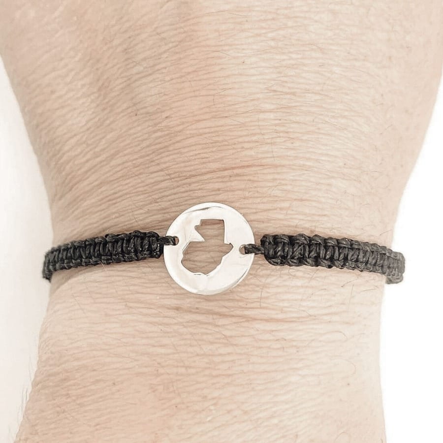 Guatemala Map Bracelet handmade by AfricanDreamland