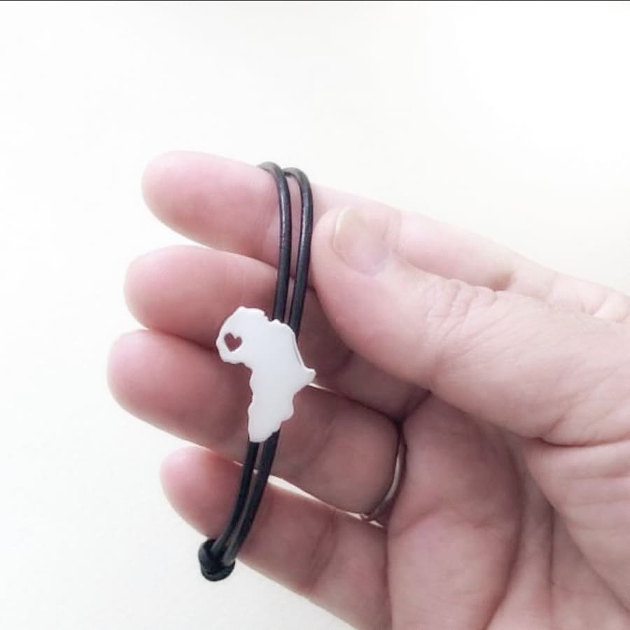 AfricanDreamland Joies amb significat 7 by AfricanDreamland Africa Bracelet Map