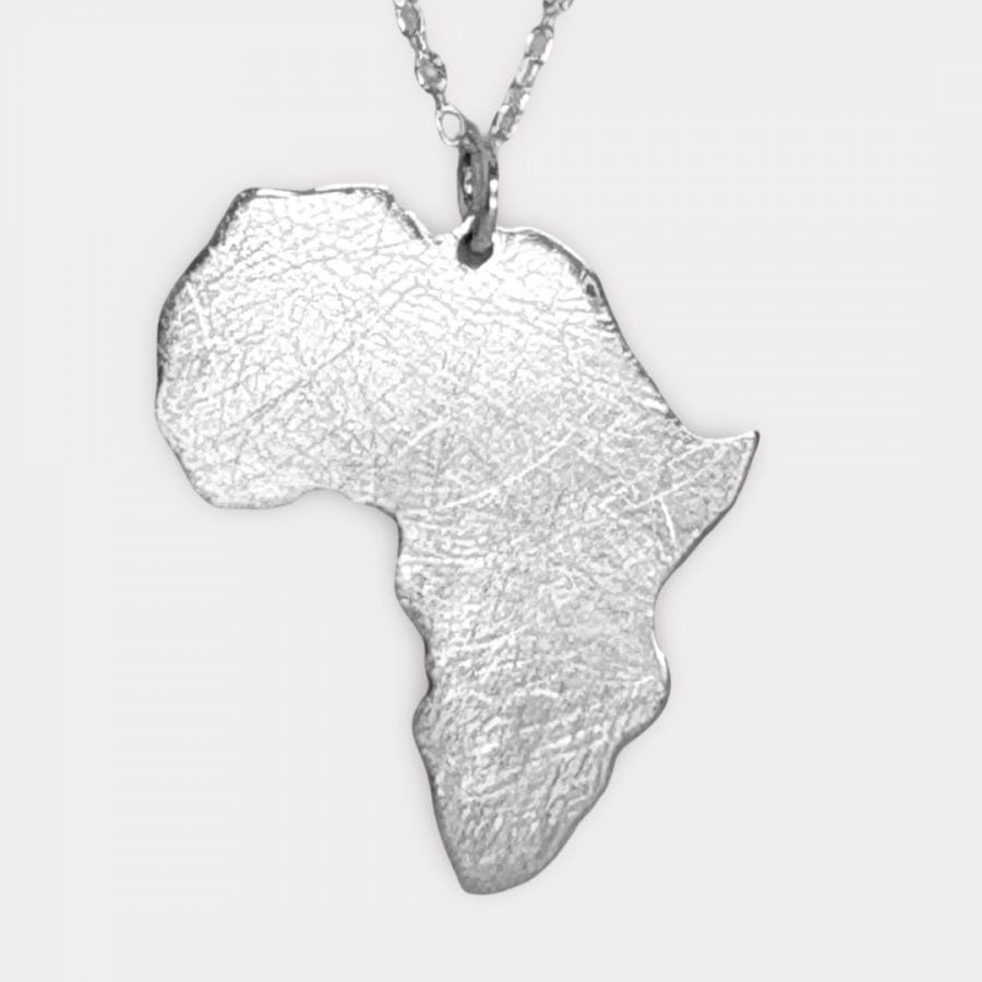 Africa Necklace Silver