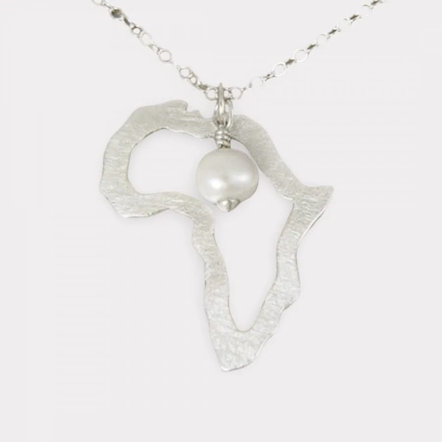 Africa Necklace with Pearl