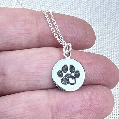 Dog Pawprint Pendant - Image 2