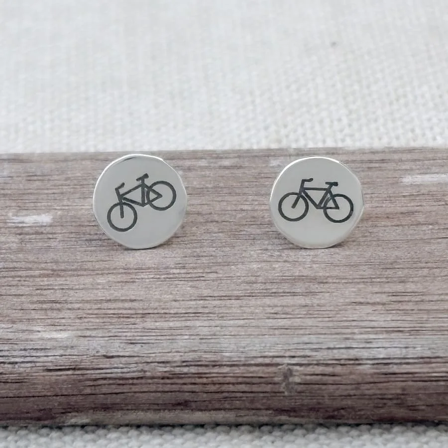 Pendientes de bicicleta hechos a mano por AfricanDreamland en Barcelona