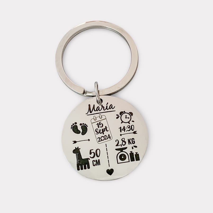 Clauer personalitzat per a naixements AfricanDreamland