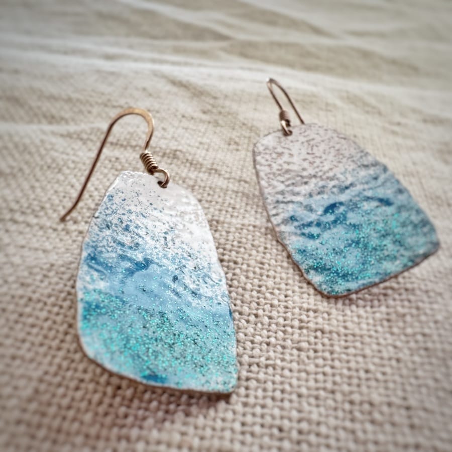Ocean Wave Earrings