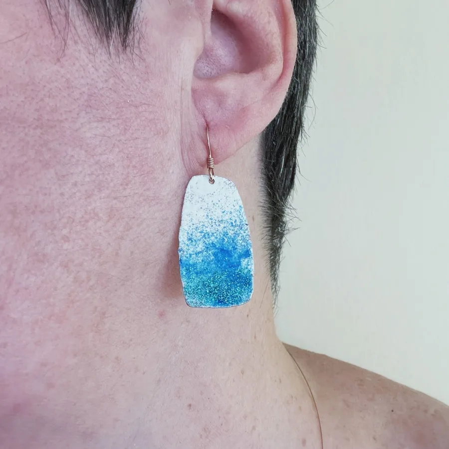 Ocean Wave Earrings - Image 3